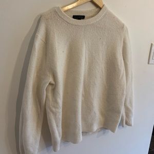 Classic cream sweater
